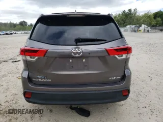 2019 Toyota Highlander SE with VIN 5TDJZRFH8KS932717, listed as a Copart auction lot 57224345 with 76,356 mi miles and Salvage title. Bid and sale history available at DreamBid. Image 6.