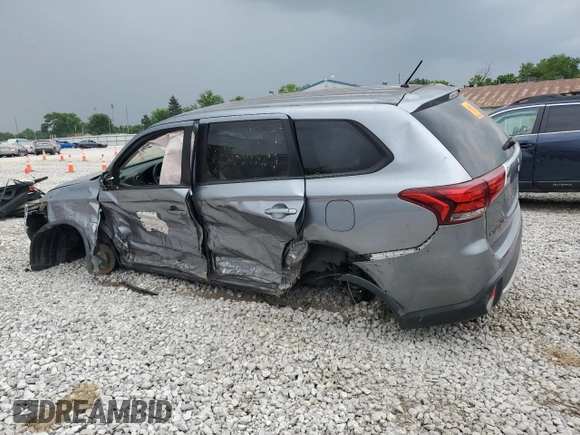 2016 Mitsubishi Outlander SE with VIN JA4AZ3A36GZ002081, listed as a Copart auction lot 59779885 with 142,747 mi miles and Salvage title. Bid and sale history available at DreamBid. Image 2.