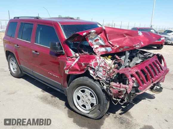 2014 Jeep Patriot Sport with VIN 1C4NJPBA6ED547680, listed as a IAAI auction lot 42140782 with 119,927 mi miles and . Bid and sale history available at DreamBid. Image 1.
