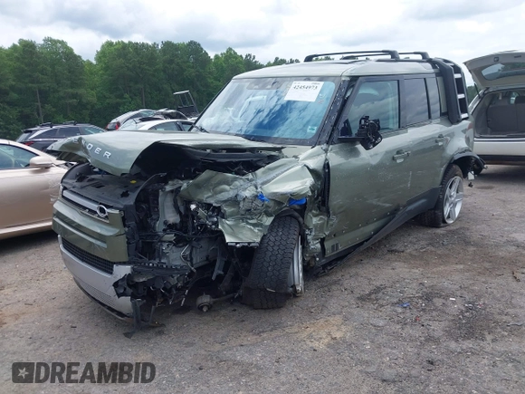 2020 Land Rover Defender SE with VIN SALEPEEU1L2007406, listed as a IAAI auction lot 42454973 with 34,017 mi miles and . Bid and sale history available at DreamBid. Image 22.