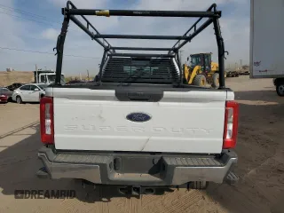2024 Ford Super Duty F-250 SRW XL with VIN 1FT7W2BA3REC85890, listed as a Copart auction lot 45384685 with 12,884 mi miles and Salvage Title. Bid and sale history available at carsss.com. Image 6.