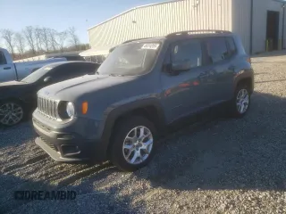 2018 Jeep Renegade Latitude with VIN ZACCJBBB1JPH56663, listed as a Copart auction lot 49224205 with 77,335 mi miles and Salvage Title. Bid and sale history available at carsss.com. Image 1.