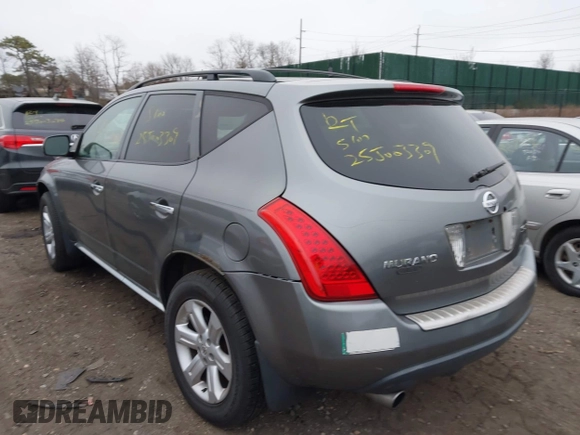 2006 Nissan Murano SL with VIN JN8AZ08W76W503862, listed as a IAAI auction lot 41925817 with Not Provided miles and . Bid and sale history available at DreamBid. Image 3.