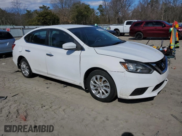 2018 Nissan Sentra SV with VIN 3N1AB7AP9JL639696, listed as a Copart auction lot 46835745 with 88,460 mi miles and Salvage Title. Bid and sale history available at carsss.com. Image 4.