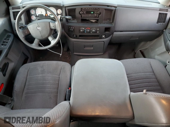 2007 Dodge 1500 ST with VIN 1D7HU18P77J614603, listed as a Copart auction lot 84555064 with 98,713 mi miles and Salvage Title. Bid and sale history available at DreamBid. Image 8.