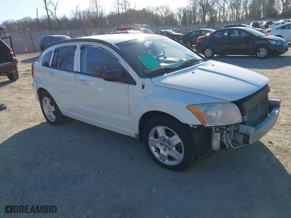 2009 Dodge Caliber SXT with VIN 1B3HB48A99D107704, listed as a IAAI auction lot 41742363 with 1 mi miles. Bid and sale history available at carsss.com. Image 1.