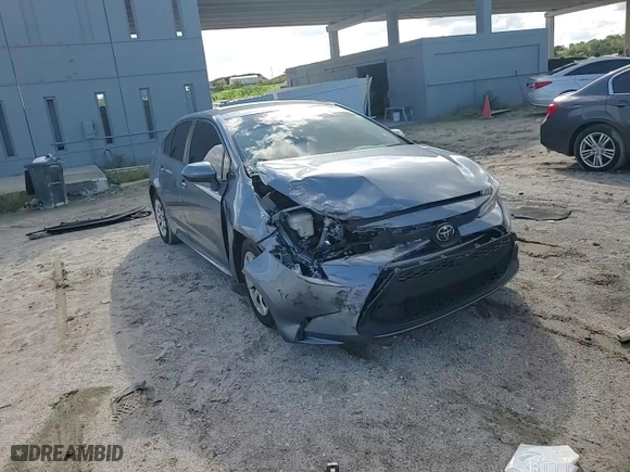 2022 Toyota Corolla LE with VIN JTDEPMAE0NJ215009, listed as a Copart auction lot 84828124 with 44,774 mi miles and Non Repairable. Bid and sale history available at carsss.com. Image 11.