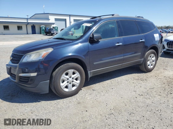 2017 Chevrolet Traverse LS with VIN 1GNKRFED5HJ165598, listed as a Copart auction lot 50578715 with Not provided miles and Salvage title. Bid and sale history available at DreamBid. Image 1.