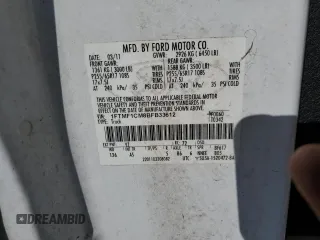 2011 Ford F-150 XL with VIN 1FTMF1CM8BFB33612, listed as a Copart auction lot 52458815 with 168,477 mi miles and Salvage Title. Bid and sale history available at DreamBid. Image 14.