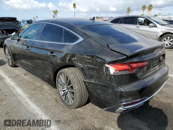 2021 Audi A5 Sportback Premium Plus z VIN WAUCBCF51MA040399, wystawiony jako Copart lot #80821984 z przebiegiem 25 779 mil mil oraz Szkoda całkowita • Salvage title. Historia ofert i sprzedaży dostępna na DreamBid. Obrazek 2.