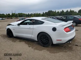 2019 Ford Mustang GT with VIN 1FA6P8CF8K5117020, listed as a Copart auction lot 57896865 with 92,626 mi miles and Salvage title. Bid and sale history available at DreamBid. Image 2.