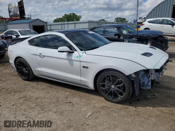 2019 Ford Mustang GT z VIN 1FA6P8CF8K5199735, wystawiony jako Copart lot #54519535 z przebiegiem 64 839 mil mil oraz Szkoda całkowita • Salvage title. Historia ofert i sprzedaży dostępna na DreamBid. Obrazek 4.