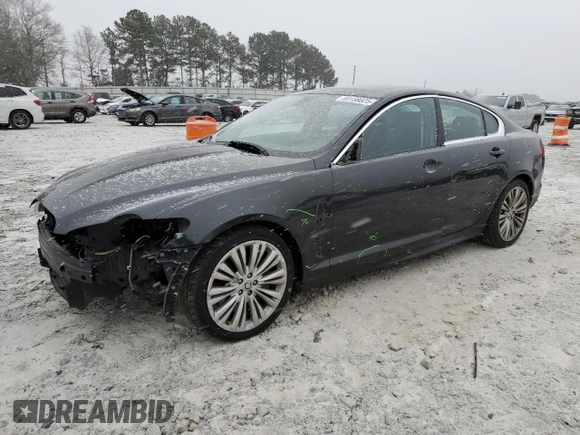 2011 Jaguar XF with VIN SAJWA0FB9BLS16223, listed as a Copart auction lot 89158825 with 179,554 mi miles and Salvage Title. Bid and sale history available at carsss.com. Image 1.