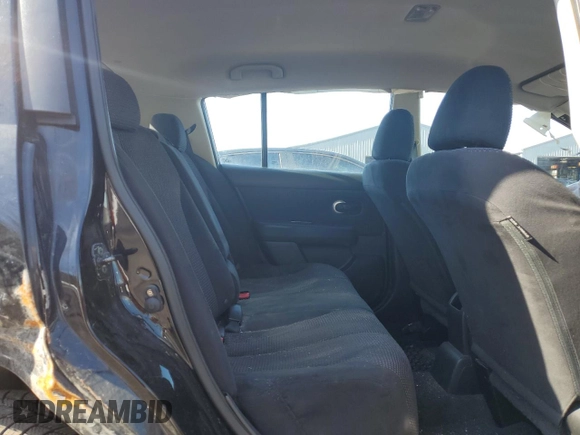 2010 Nissan Versa 1.8 SL with VIN 3N1BC1CP3AL396026, listed as a Copart auction lot 45297005 with 0 mi miles and Salvage Title. Bid and sale history available at carsss.com. Image 10.