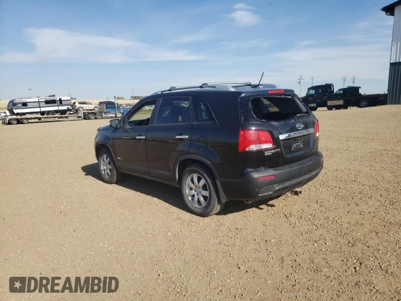 2012 Kia Sorento LX with VIN 5XYKTDA2XCG195661, listed as a Copart auction lot 46891985 with 0 mi miles and Non Repairable. Bid and sale history available at carsss.com. Image 3.