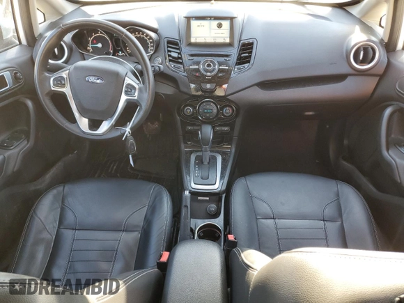 2017 Ford Fiesta Titanium with VIN 3FADP4FJ4HM112433, listed as a Copart auction lot 89354335 with 55,182 mi miles and Salvage Title. Bid and sale history available at DreamBid. Image 8.