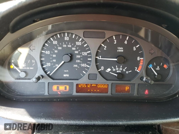 2003 BMW 3 Series 325i with VIN WBAEN33483PC12177, listed as a Copart auction lot 54206945 with 125,512 mi miles and Salvage Title. Bid and sale history available at DreamBid. Image 9.