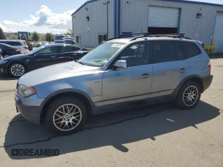 2004 BMW X3 3.0i with VIN WBXPA93484WC30120, listed as a Copart auction lot 51384465 with 113,330 mi miles and Salvage Title. Bid and sale history available at carsss.com. Image 1.