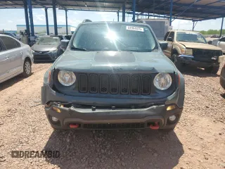2016 Jeep Renegade Trailhawk with VIN ZACCJBCT6GPD25378, listed as a Copart auction lot 64984875 with 96,325 mi miles and Salvage title. Bid and sale history available at DreamBid. Image 5.