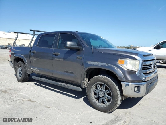 2016 Toyota Tundra 4WD Truck SR5 with VIN 5TFDW5F16GX549281, listed as a Copart auction lot 47179955 with NaN miles and Salvage Title. Bid and sale history available at carsss.com. Image 4.