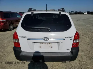2007 Hyundai Tucson SE with VIN KM8JN72D67U575216, listed as a Copart auction lot 79972904 with 74,858 mi miles and Clean Title. Bid and sale history available at carsss.com. Image 6.