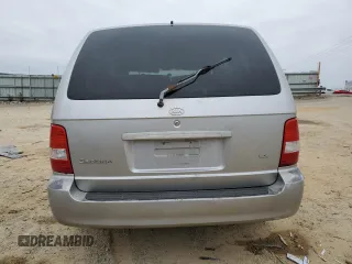 2004 Kia Sedona LX with VIN KNDUP131246544574, listed as a Copart auction lot 87650855 with 85,972 mi miles and Salvage Title. Bid and sale history available at carsss.com. Image 6.