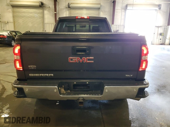 2015 GMC Sierra 1500 SLT with VIN 3GTU2VEJ6FG277119, listed as a Copart auction lot 45753745 with 287,866 mi miles and Salvage Title. Bid and sale history available at DreamBid. Image 6.