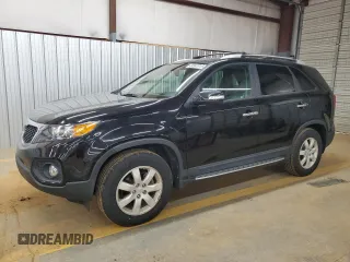 2012 Kia Sorento LX with VIN 5XYKT4A27CG200136, listed as a Copart auction lot 48367015 with 127,974 mi miles and Salvage Title. Bid and sale history available at carsss.com. Image 1.