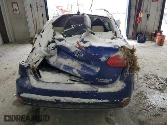 2015 Ford Focus Titanium with VIN 1FADP3J24FL346886, listed as a Copart auction lot 45851685 with Not Provided miles and Salvage Title. Bid and sale history available at carsss.com. Image 6.