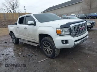 2018 GMC Canyon 4WD Denali with VIN 1GTG6EEN8J1114855, listed as a IAAI auction lot 41641291 with 77,070 mi miles. Bid and sale history available at carsss.com. Image 1.