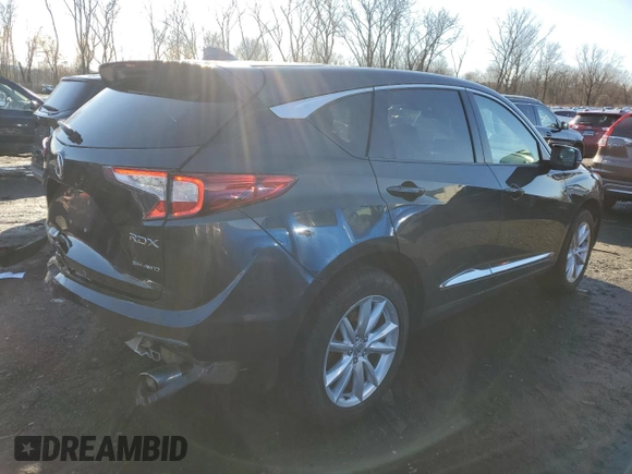 2021 Acura RDX with VIN 5J8TC2H37ML001814, listed as a Copart auction lot 83793424 with 66,613 mi miles and Salvage Title. Bid and sale history available at carsss.com. Image 3.