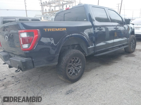 2022 Ford F-150 XL with VIN 1FTEW1E80NFB07689, listed as a IAAI auction lot 41891624 with 41,515 mi miles and . Bid and sale history available at carsss.com. Image 4.