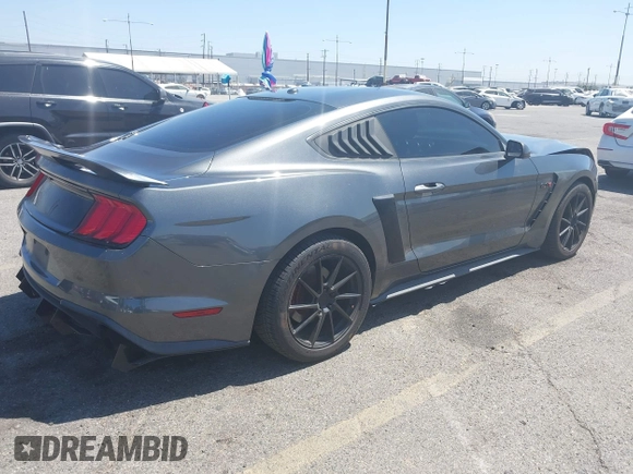 2019 Ford Mustang EcoBoost with VIN 1FA6P8TH5K5181274, listed as a IAAI auction lot 42719275 with 91,605 mi miles and . Bid and sale history available at DreamBid. Image 4.