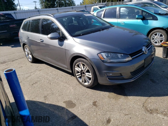 2015 Volkswagen Golf SportWagen TDI SE with VIN 3VWCA7AU0FM513613, listed as a Copart auction lot 50815164 with 157,385 mi miles. Bid and sale history available at carsss.com. Image 4.