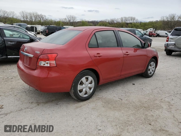 2008 Toyota Yaris with VIN JTDBT923881193337, listed as a Copart auction lot 51837635 with 0 mi miles and Salvage Title. Bid and sale history available at carsss.com. Image 3.