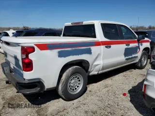 2022 Chevrolet Silverado 1500 with VIN 3GCPDAEK6NG536358, listed as a Copart auction lot 43649455 with 75,904 mi miles and Salvage Title. Bid and sale history available at DreamBid. Image 3.