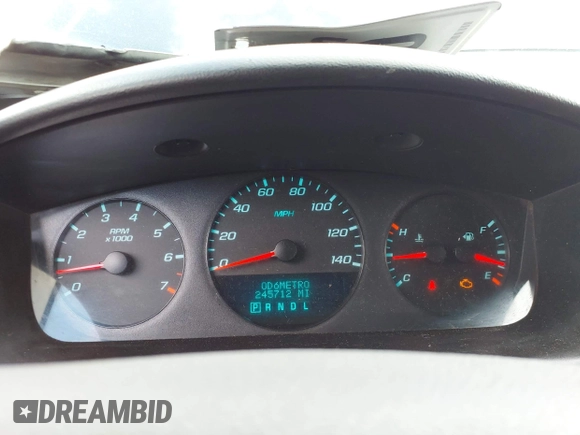 2012 Chevrolet Impala LS Retail with VIN 2G1WA5E38C1200066, listed as a IAAI auction lot 42111886 with 245,712 mi miles and . Bid and sale history available at DreamBid. Image 7.