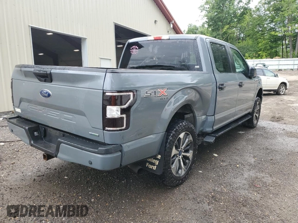 2019 Ford F-150 XL with VIN 1FTEW1EP1KKE43619, listed as a Copart auction lot 65517764 with 84,214 mi miles and Non Repairable. Bid and sale history available at carsss.com. Image 3.