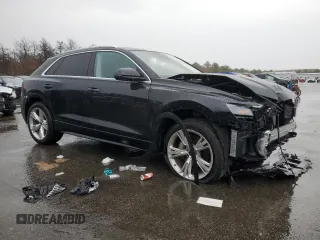 2023 Audi Q8 Premium with VIN WA1AVBF19PD025218, listed as a Copart auction lot 85135624 with 13,781 mi miles and Salvage title. Bid and sale history available at DreamBid. Image 4.