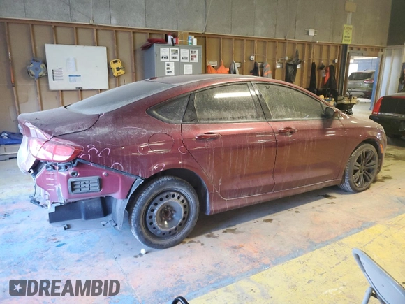 2015 Chrysler 200 Limited with VIN 1C3CCCAB2FN537247, listed as a Copart auction lot 41832895 with 115,632 mi miles and Salvage Title. Bid and sale history available at DreamBid. Image 3.