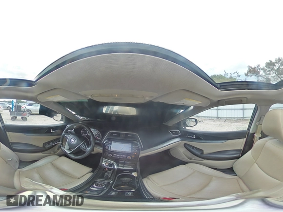 2016 Nissan Maxima SL with VIN 1N4AA6AP0GC379967, listed as a Copart auction lot 60839615 with 107,201 mi miles and Salvage title. Bid and sale history available at DreamBid. Image 14.