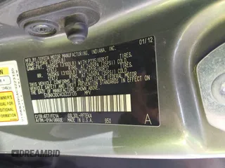 2012 Toyota Sienna LE AAS с VIN 5TDKK3DC4CS223135, выставлен на аукционе IAAI как лот 41523790 с пробегом 301 215 миль миль и . История ставок и продаж доступна на DreamBid. Изображение 9.