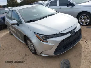 2022 Toyota Corolla Hybrid LE with VIN JTDEAMDE5NJ045176, listed as a IAAI auction lot 41709634 with 139,822 mi miles. Bid and sale history available at carsss.com. Image 1.