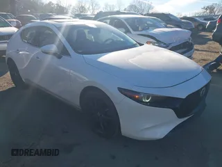 2020 Mazda Mazda3 Hatchback Premium Package with VIN JM1BPANM4L1162203, listed as a IAAI auction lot 41305805 with 47,557 mi miles. Bid and sale history available at carsss.com. Image 1.