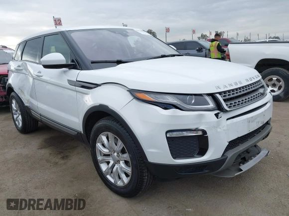 2019 Land Rover Range Rover Evoque SE with VIN SALVP2RXXKH348530, listed as a IAAI auction lot 41078886 with 42,042 mi miles. Bid and sale history available at carsss.com. Image 1.