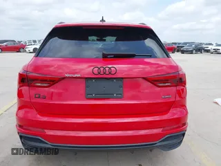 2022 Audi Q3 S line Premium Plus with VIN WA1EECF38N1019269, listed as a IAAI auction lot 42085737 with 40,982 mi miles and . Bid and sale history available at DreamBid. Image 17.