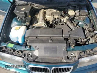 1997 BMW 3 Series 318tiA with VIN WBACG8321VAU39596, listed as a Copart auction lot 72657404 with 0 mi miles and Salvage Title. Bid and sale history available at carsss.com. Image 13.