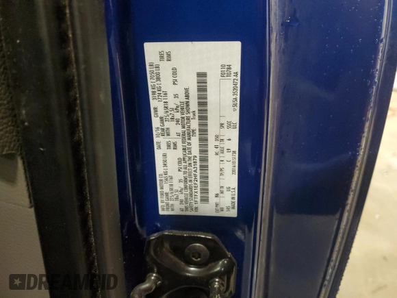 2017 Ford F-150 XL z VIN 1FTFX1EF2HFA31879, wystawiony jako Copart lot #49829495 z przebiegiem 115 197 mil mil oraz Czysty tytuł • Clean title. Historia ofert i sprzedaży dostępna na DreamBid. Obrazek 12.