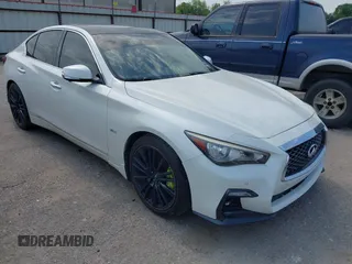 2019 Infiniti Q50 Luxe z VIN JN1EV7AP4KM510863, wystawiony jako IAAI lot #42251042 z przebiegiem 54 156 mil mil oraz . Historia ofert i sprzedaży dostępna na DreamBid. Obrazek 1.