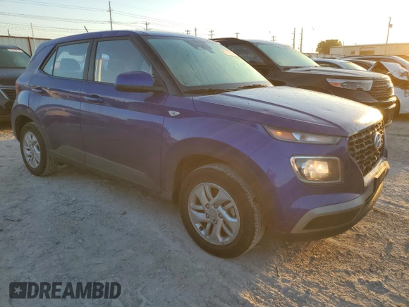 2023 Hyundai Venue SE with VIN KMHRB8A36PU212828, listed as a Copart auction lot 48452274 with 20,848 mi miles and Clean Title. Bid and sale history available at DreamBid. Image 4.